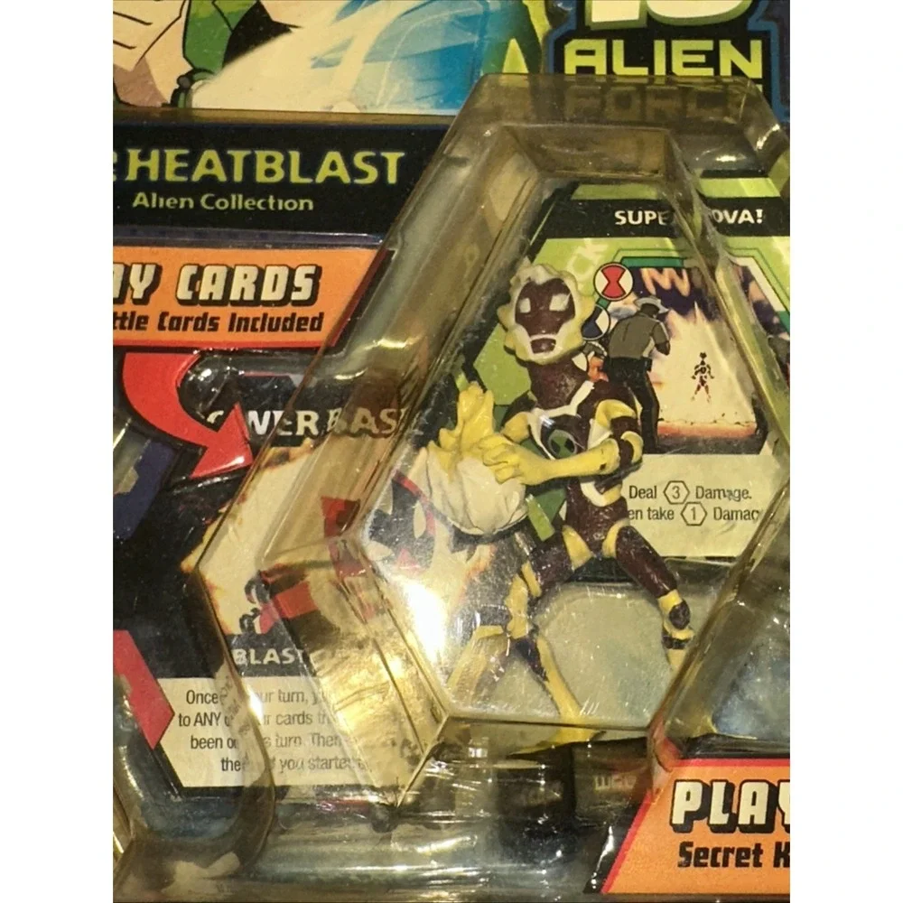 Ben 10 Alien Force - Alan as Heatblast‎ WebCardz & Figure A17
